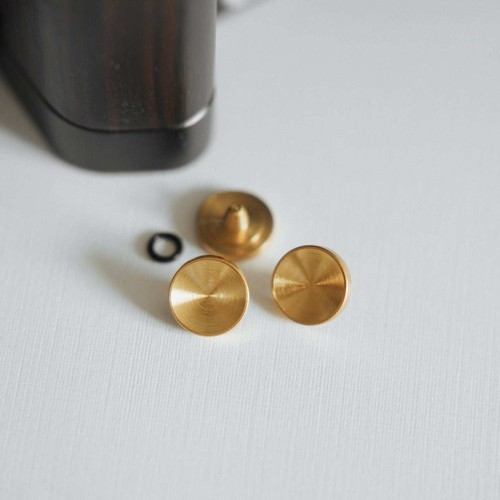Pulsante scatto ottone - in,